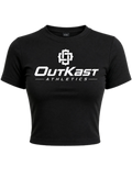OutKast Athletics Women’s Black Performance Crop Tee