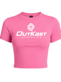 OutKast Athletics Women’s Pink Performance Crop Tee