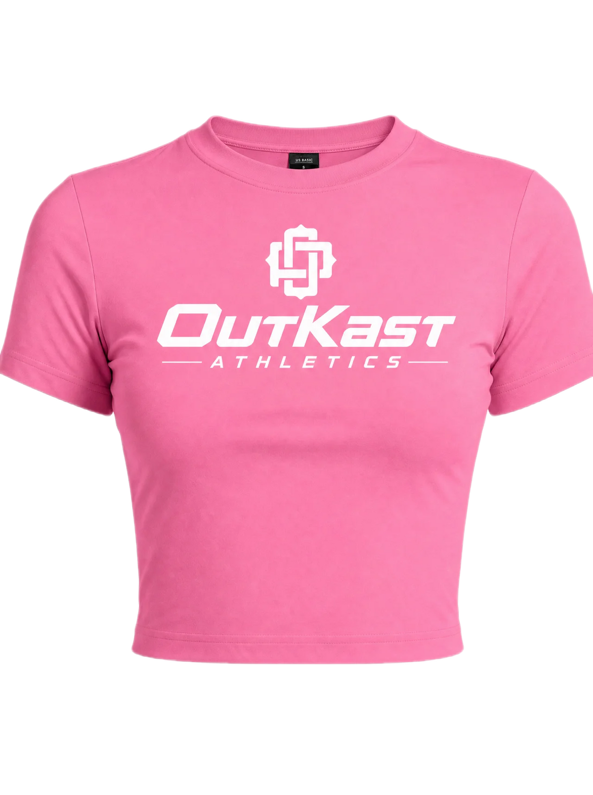 OutKast Athletics Women’s Pink Performance Crop Tee
