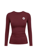 OutKast Athletics Women’s Long sleeve Compression Shirt - Burgundy